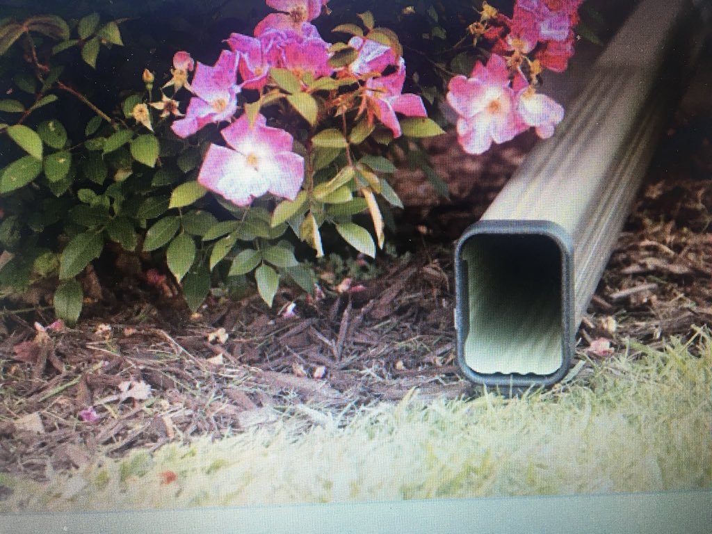 CradleStake's tweet photo. Spring weather can be unpredictable.  Protect your downspouts today.  #cradlestake #securedownspouts #guttersafety https://t.co/6qzapEpboo