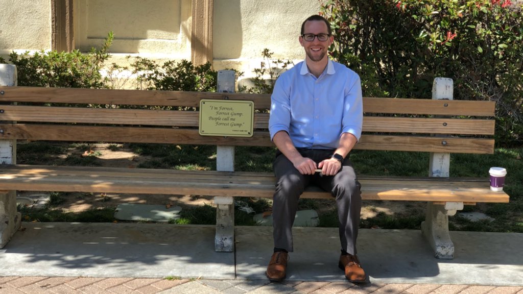 Eric Dachman On Twitter Got To Sit On The Real Forrest Gump