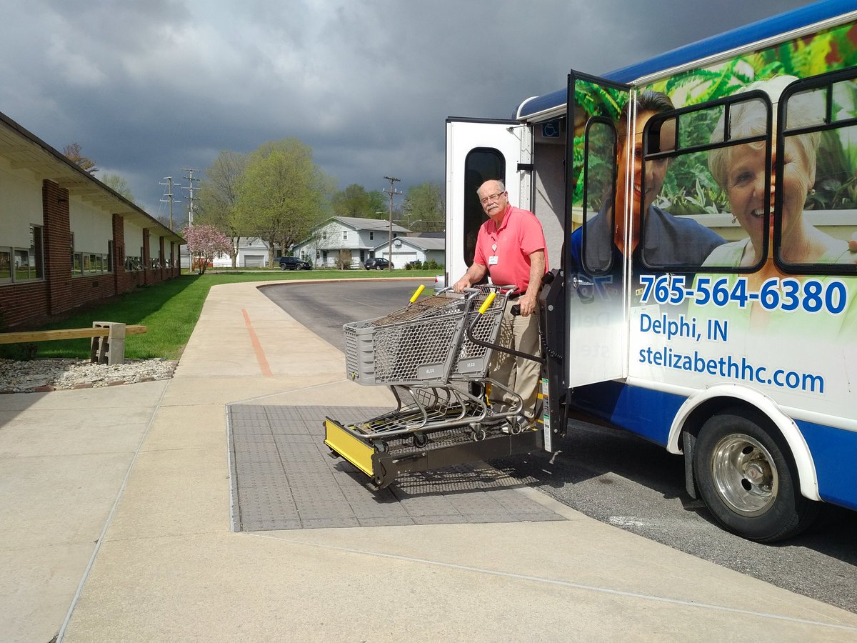 StElizabethHC's tweet photo. The carts were delivered! #fillthatbus #independencefromhunger https://t.co/1kYiv7ocAA