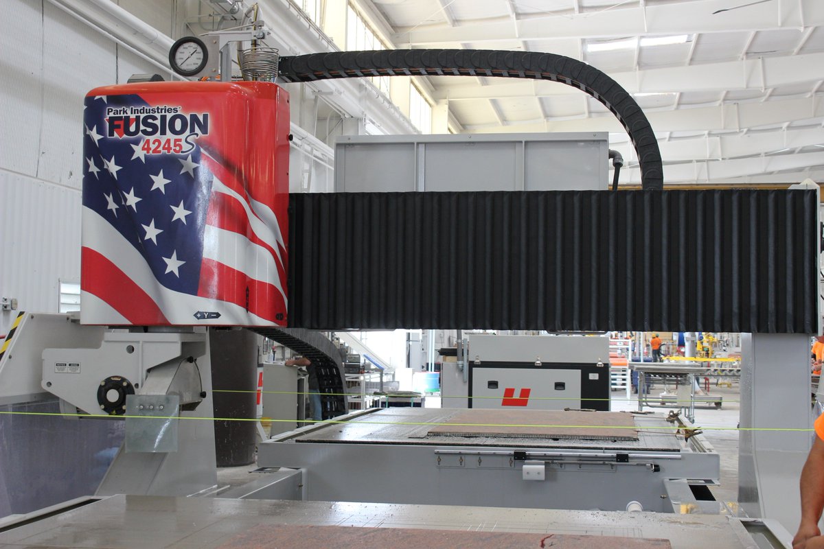 StonePanelsIntl's tweet photo. It’s our one year anniversary in Marble Falls, TX!  If you haven’t seen SPI lately then you haven’t seen SPI.  Our new manufacturing facility is impressive with state of the art equipment, new technology, and improved production processes. https://t.co/Od5iZlRLiw
