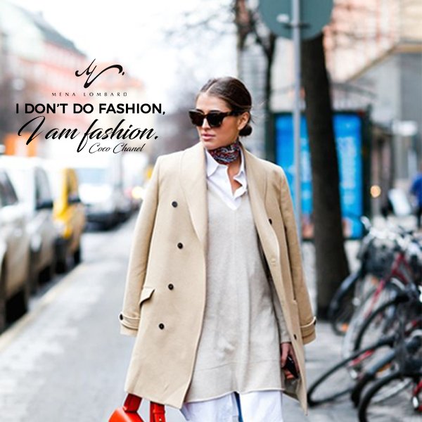 menalombard's tweet photo. “I don’t do fashion, I AM fashion.” 
― Coco Chanel https://t.co/2fZbBNva3F