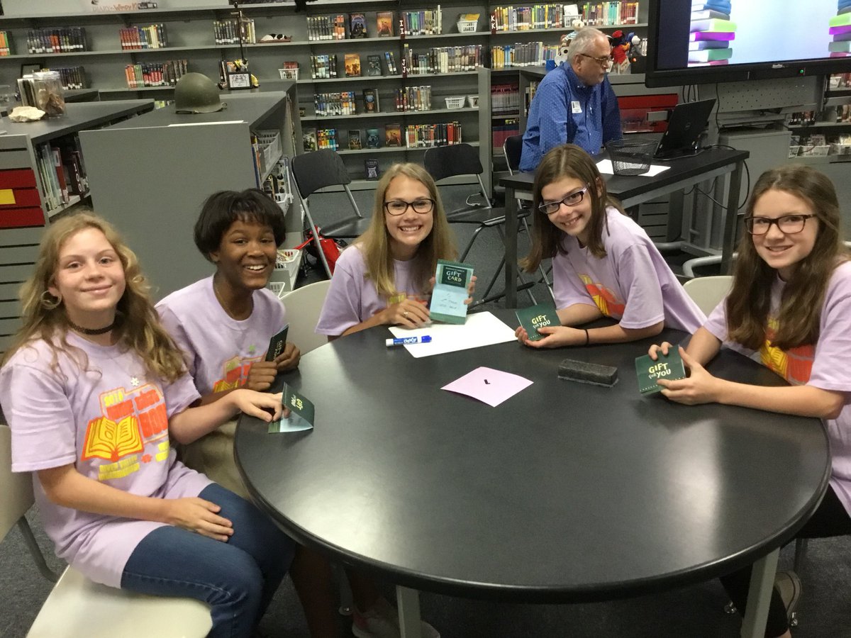 woodgatemisd's tweet photo. Name That Book Competition 1st place goes to River Valley and 2nd and 3rd place goes to Woodgate! #proudofthem #woodgatemagic https://t.co/cFExpvqRmb