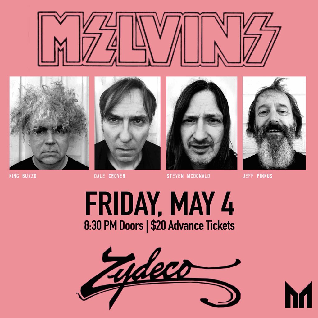 MusicBham's tweet photo. Sludge rock legends The Melvins will be live at @Zydecobham tonight with two bassists in support of their latest album. https://t.co/AKTPna2Thz