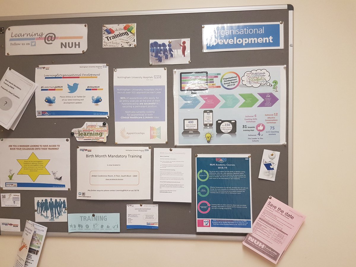 Just finished updating the @ODatNUH noticeboards at QMC with Charlotte... #teamwork #keepuptodate #keepinformed