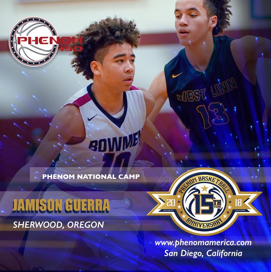 PhenomAmerica's tweet photo. Another signup at our 15th Year Anniversary Phenom National Camp- Jamison Guerra (Sherwood, Oregon) https://t.co/8Hn1RYwRuZ