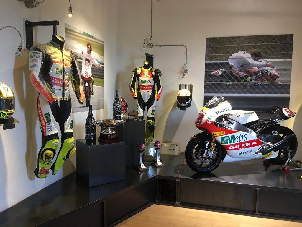 Some pics from earlier on when we visited Marco Simoncelli museum in Coriano #sic58 #supersic58