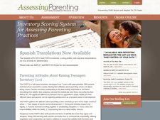 Spanish Translations Now Available on AssessingParenting.com

The Spanish AAPI, NSCS and PARTI inventories, scoring profiles, and response interpretations are now all ready for administration.