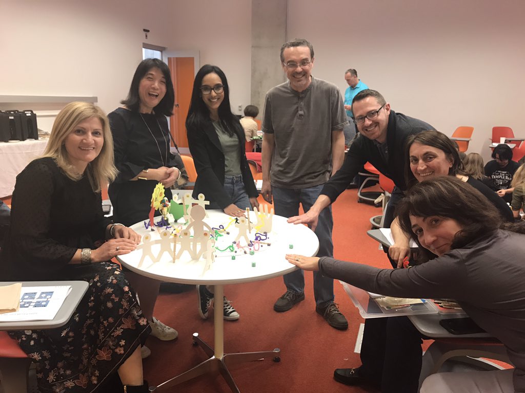 brankahalilovic's tweet photo. #Gamification design master class with @marigo @ElaineKLam @Naza_Djafarova @nora_leo @gregrgay @Bre_Curran @BrendaM70 @wefreeman and @ChangSchool colleagues - three teams designed their problem statements! Stay tuned for our solutions! https://t.co/oIsXutMR7m