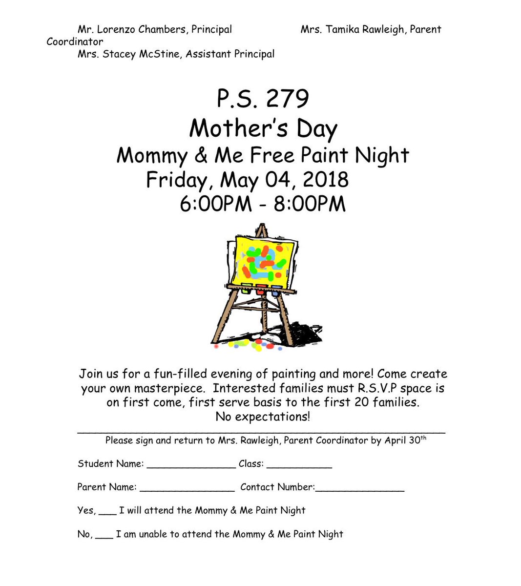 PS279_bk's tweet photo. Paint Night tonight at 6pm! Please contact (718) 444-4316 to see if there is still space available! #paintnight #ps279bk #mothersday #events #mommyandme Check out our website https://t.co/KkbQYmxQrI https://t.co/NSp875PHTA