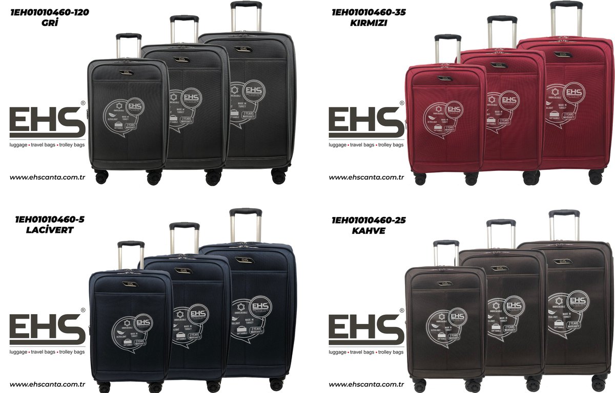 EHS 2018 - 460 Modelimiz  #valiz #bag #travelbag #suitcase #case #valise #london #paris #germany #turkey #bags #travelbags #çanta #bavul #istanbul #ankara #antalya #newyork #sidney #berlin #frankfurt #bayan #fashion #moda #man #school #women #black #blue
ehscanta.com.tr