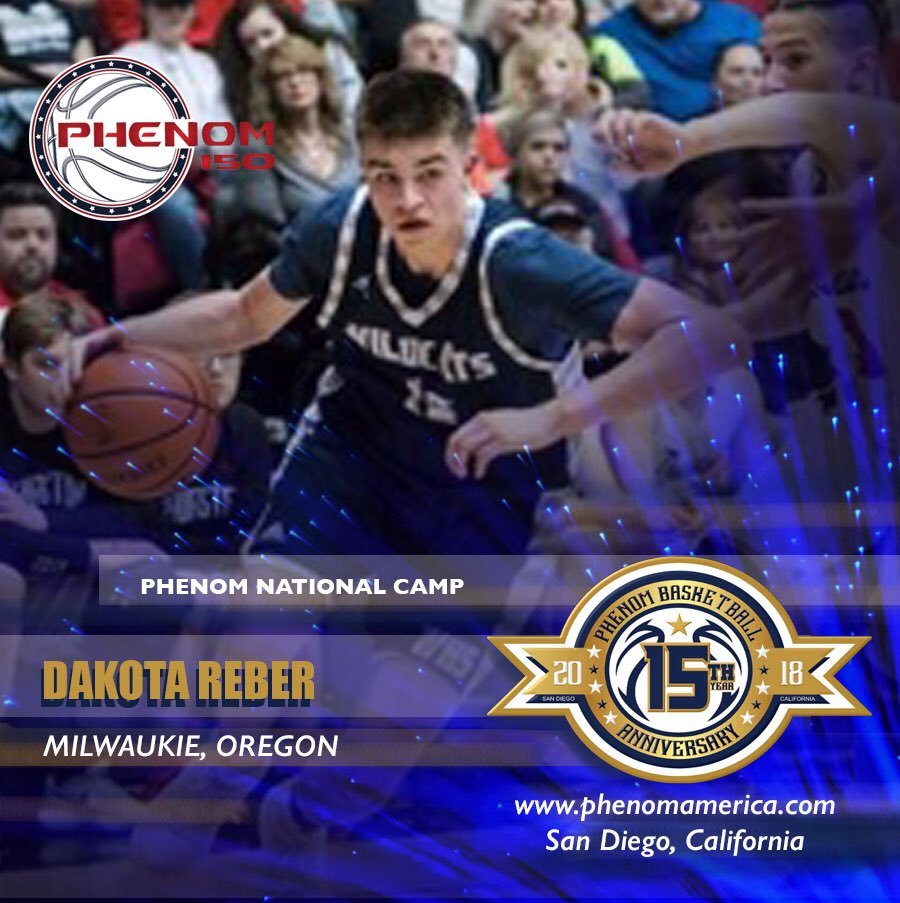 PhenomAmerica's tweet photo. Another signup at our 15th Year Anniversary Phenom National Camp- Dakota Reber (Milwaukee, Oregon) https://t.co/h8f73tvw3u