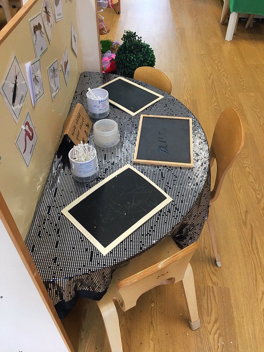 Mark making and construction area #Eyfs #eyfstwitterpals