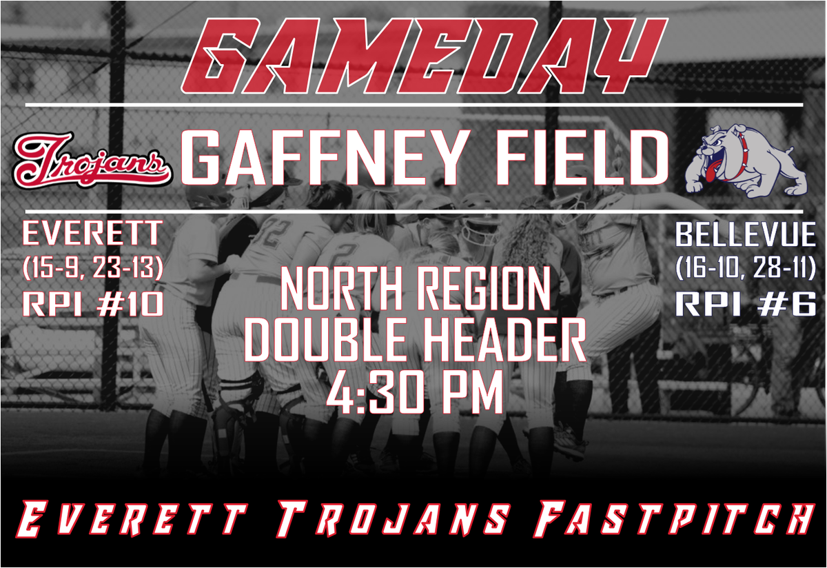 EvCC_Trojans's tweet photo. Showdown of @NWACSports North Region Softball between top 10 teams in #EvCCsb and Bellevue College. First pitch at 4:30pm! #FridayNightLights BE THERE! https://t.co/WcIqfhvAOi