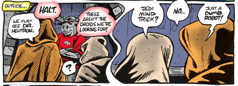 moosecomics's tweet photo. Mickey the Moose Comics #4 is officially released! Store locations at https://t.co/gFXc91wFTu #MayTheFourthBeWithYou #MarktheDay #CalltheMoose #MickeyMart @stinkythepirate is bladglasted mad. https://t.co/sTIu2FVQg8