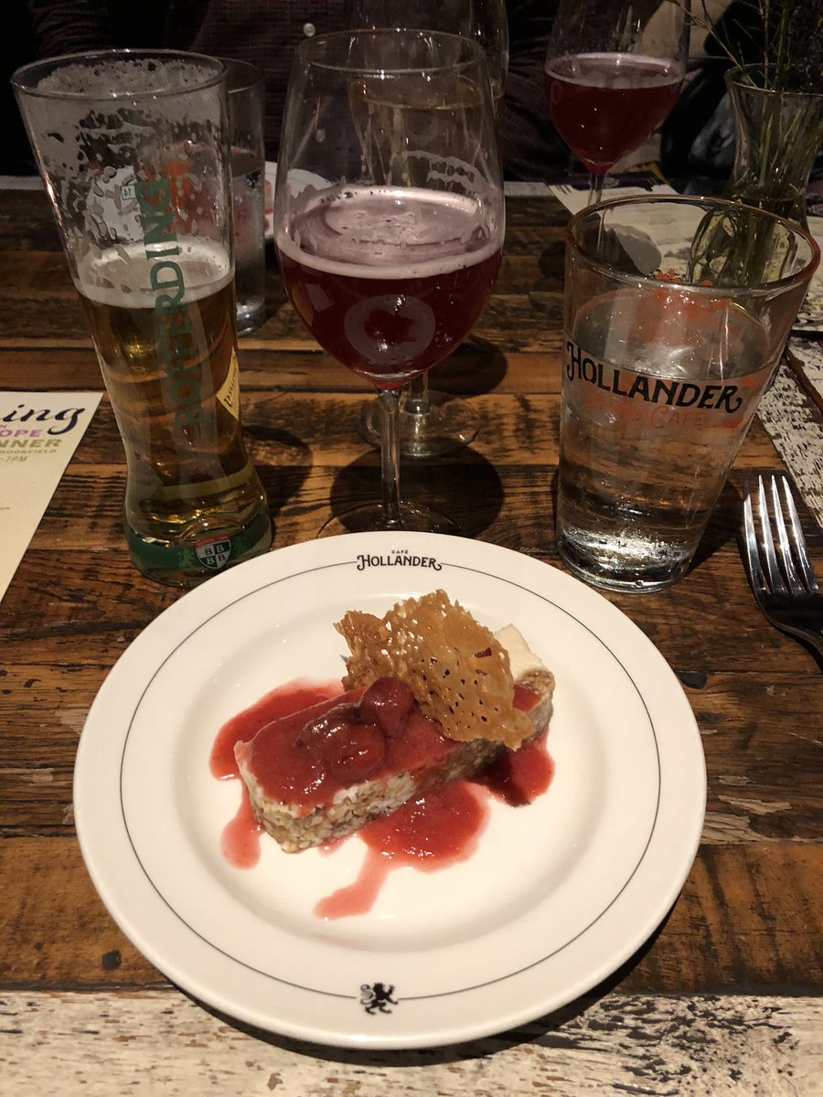 njmaz7's tweet photo. Incredible night for the Spring in Europe #BierDinner @cafehollander Brookfield! Food was ON POINT, atmosphere and presentation Tops! Featured drinks weren’t too bad either 😉 @BofferdingUSA @RambornCider @dvinsmoselle #Partners #Lowlands https://t.co/YvAmfe4rzG
