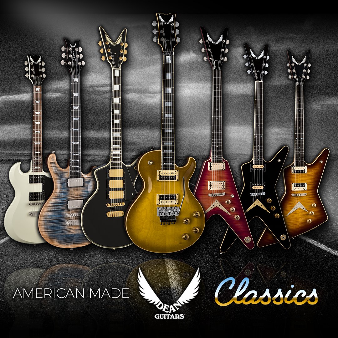 DeanGuitars's tweet photo. American Made. American Craftsmanship. American Legend.
Get Your Wings: https://t.co/YwpUTxcGRn
#madeinusa #americanmade #customguitar #customguitars #classicguitars #singlecutaway #thoroughbred #familyowned #deanusa #dean #usacustomshop #customshop #deanguitars https://t.co/m6NmtGw53h