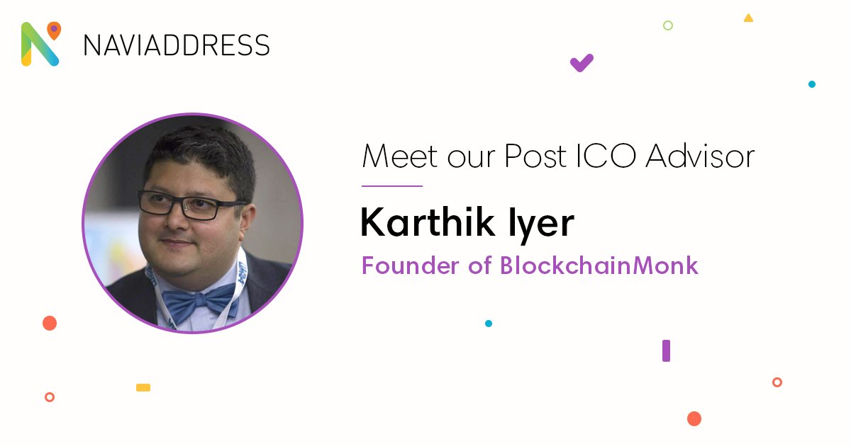 naviaddress's tweet photo. @karthix at #CryptoEconomy Mumbai: “Naviaddress has already advanced in blockchain protocol development, engagement of tens of thousands of users as well as A class partnerships. I believe, it‘s a first mover in its global market of #blockchain IDs for places and objects.“ https://t.co/IV6X2LoSRx