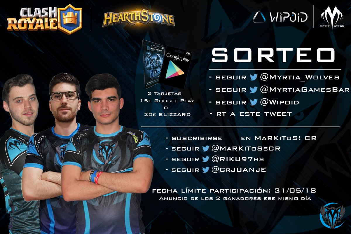 ¡#SORTEO, elige tu tarjeta!

*Requisitos para participar:

-#RT a este tweet.
-Suscribirse a mi canal:youtube.com/channel/UCjDmh…
-Seguir a: <a href="/MaRKiToSsCR/">MaRKiToS!☆</a> / <a href="/riku97hs/">Riku</a> / <a href="/CrJuanje/">JUANJEMO🐺</a> <a href="/Myrtia_Wolves/">Myrtia Wolves 🐺</a> / <a href="/MyrtiaGamesBar/">Myrtia Games Bar</a> y <a href="/wipoid/">Wipoid</a>
🍀 ¡SUERTE A TODOS! 🤞🏼💘