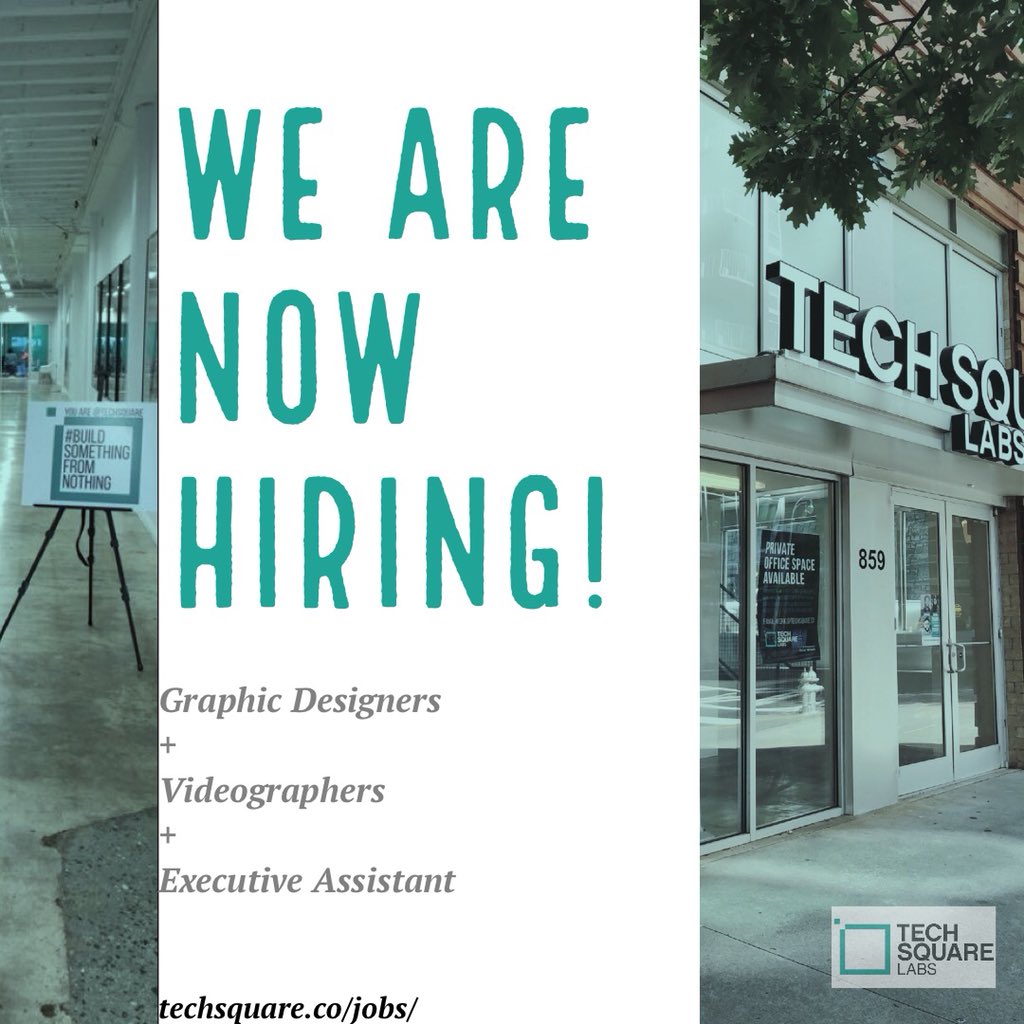 TechSquare's tweet image. We are hiring!
Join our team💻
#techsquarelabs

➡️techsquare.co/jobs/