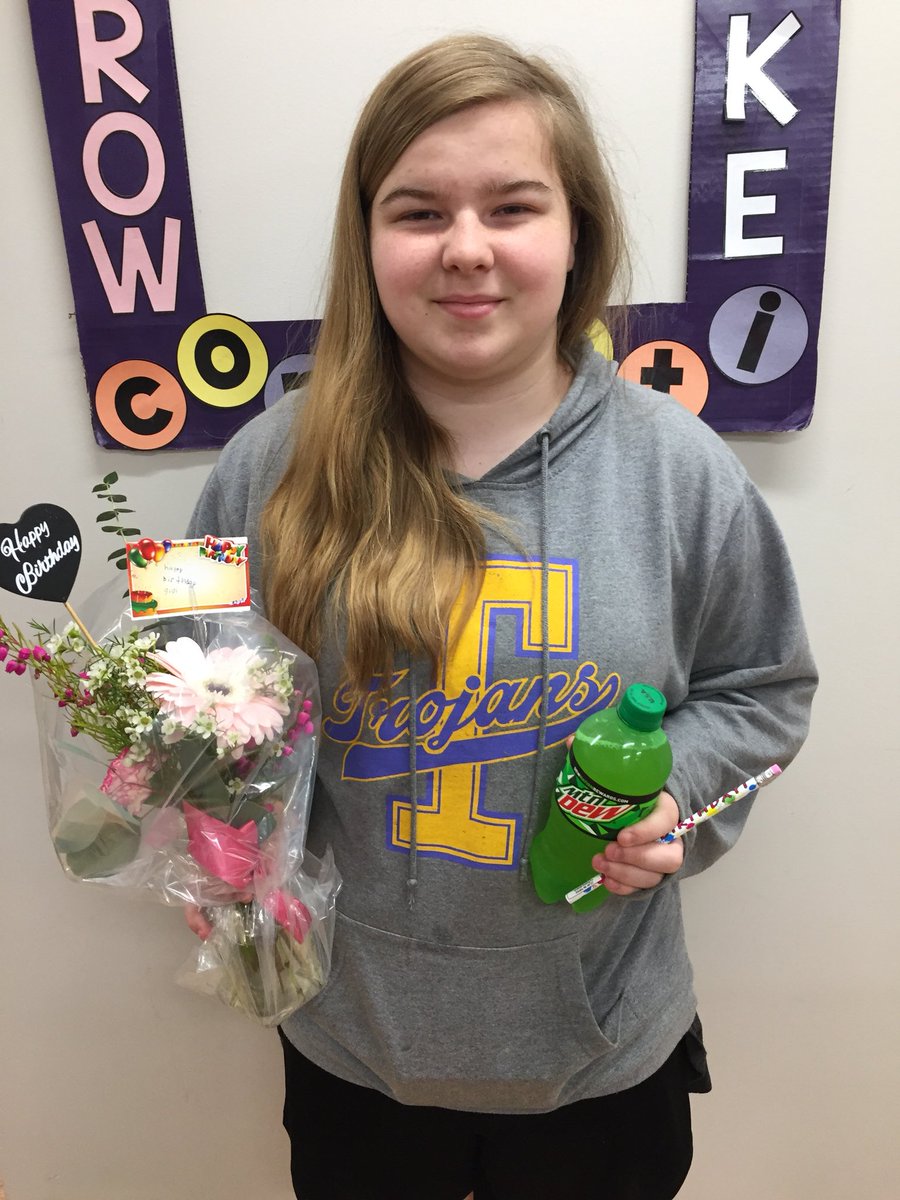 ngc_counselor's tweet photo. HAPPY BIRTHDAY π surprise flowers from her little brother #TMSFam https://t.co/YpS6CxbpDE