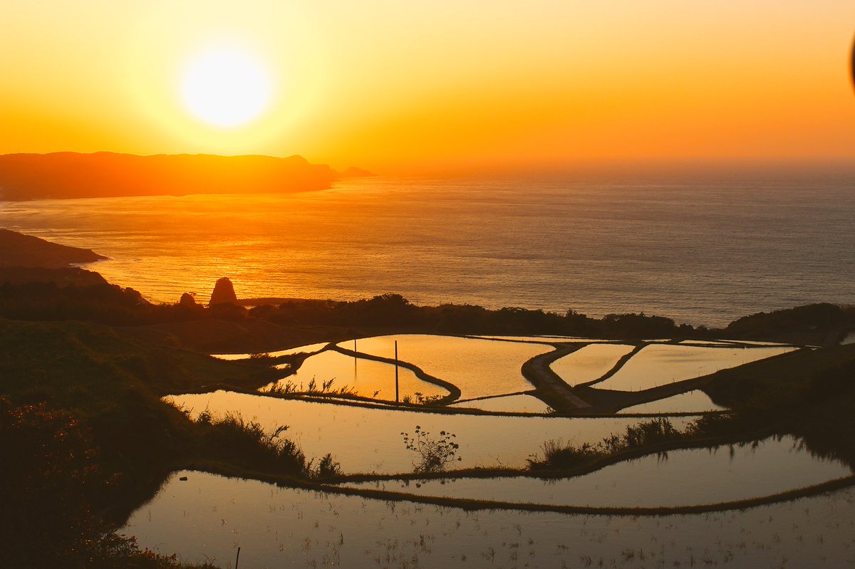 そらん A Twitteren 山口県長門市 東後畑棚田 の夕暮れです 残念ながらイカ釣り漁船の漁火とのコラボにはちょっと時期が早かった様ですが 日本海に沈む夕日と水田が美しい光景でした 棚田 日本の 棚田百選 山口県 長門市 夕暮れ 水田 夕日 そらん A Twitteren 山口県長門市 東後畑棚田 の夕暮れです 残念ながらイカ釣り漁船の漁火とのコラボにはちょっと時期が早かった様ですが 日本海に沈む夕日と水田が美しい光景でした 棚田 日本の 棚田百選 山口県 長門市 夕暮れ 水田 夕日