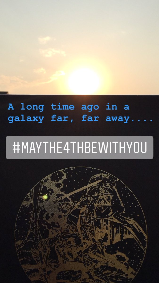 A long time ago in a galaxy far, far away.... it’s a good day to binge on #StarWars #Maythe4thBeWithYou

#MayThe4th #LukeSkywalker #DarthVader #HansSolo #MayTheForceBeWithYou #Yoda #PrincessLeia #ObiWan #Jedi #Sith #DarkSide #ForceFriday #ShareTheForce #RebelScum