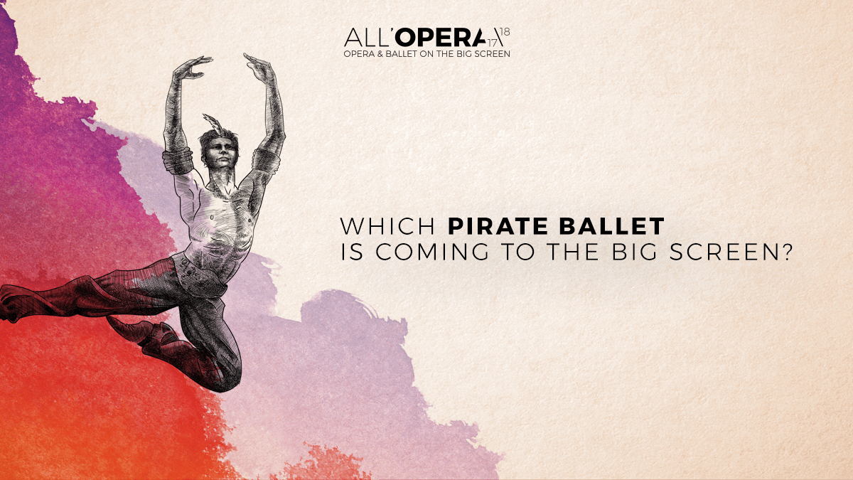 AllOperaItalia's tweet photo. Among #pirates and #slaves, killings and conspiracies, the #adventures of the pirate #Conrad will amaze you soon at the #Cinema, live from @teatroallascala in Milan. You guessed what's next ballet #AllOpera?
#classical #cinema #theatre #show #ballet #liveshow #comingsoon https://t.co/Gsnv39eoHS