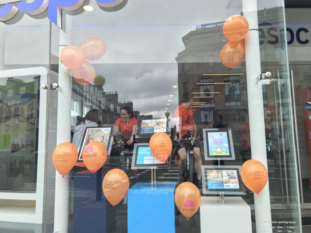 espc's tweet photo. We had so much fun at our #cyclechallenge today! 😊 We went beyond our target and have cycled an incredible 180 miles in total! Thanks #TeamESPC for doing so great! Now let’s make sure we reach our target of £500 - it’s all for @maggiesedinburg! https://t.co/1J3pQ3evcR https://t.co/pbaYFyifSr