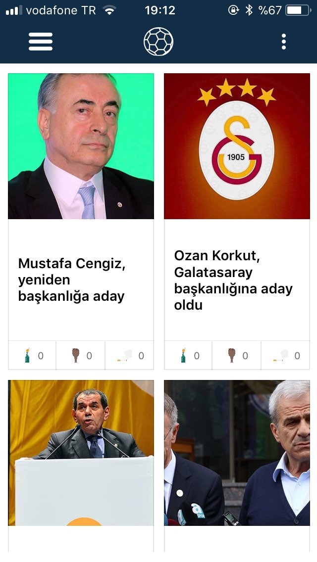 holiganapp's tweet photo. "Dursun Özbek", Ozan Korkut ve diğer Başkan adayları @holiganapp'te. https://t.co/FuYGdGKdQV