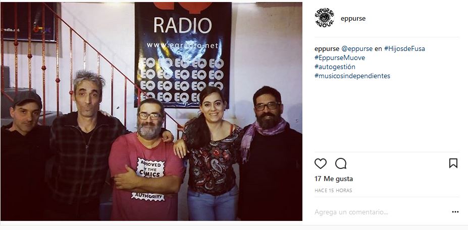 Mientras la lluvia le ponía el marco a Buenos Aires... 
nosotros paraguas y guitarra en mano fuimos de visita 
al primer programa de #hijosdefusa!! 
gracias por la buenisima onda!! volveremos!! ❤️
<a href="/comunidadfusa/">Comunidad Fusa</a> 
<a href="/EppurseMuove/">Eppurse Muove</a>