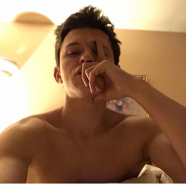 "Try'na look macho."