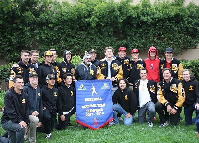 CapoValleyHS's tweet photo. Congratulations to our baseball team: 2018 CIF All-Academic Team - 3.66 overall team GPA. #WeAreCv #CapoBaseball https://t.co/Alj8hxbJql https://t.co/jzc8eQzEis