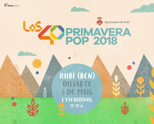 Ja és aquí, demà a l'Escardívol #LOS40PrimaveraPop 
#Rubicity
ow.ly/TGzv30jOqnV
