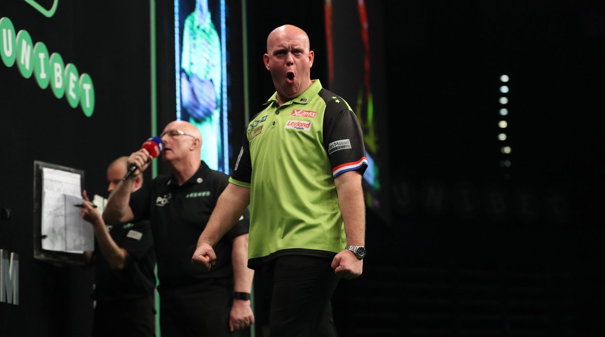 MvG180's tweet photo. REPORT | Van Gerwen Seals Top Spot - @unibet Premier League Darts Night 14: https://t.co/x3Hqz7NTu0

#Darts https://t.co/XJU26KdpgP