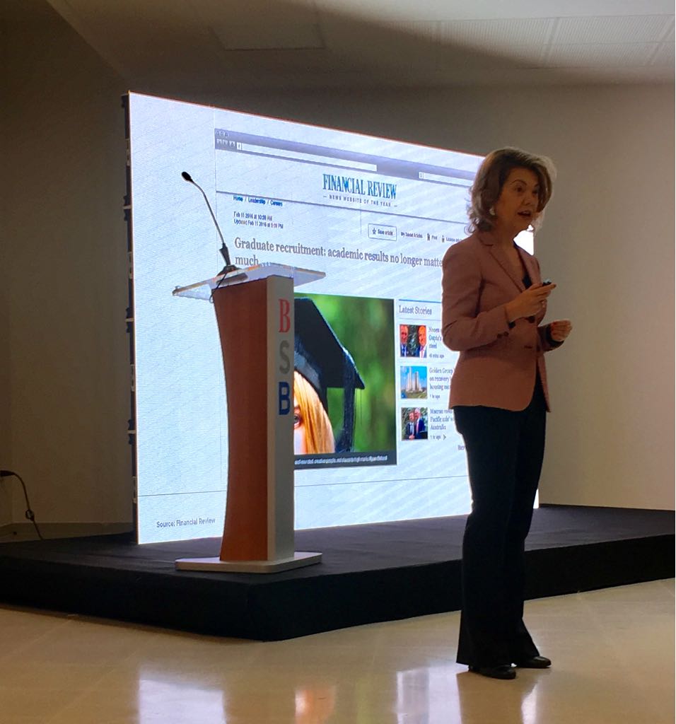 BSB_Barcelona's tweet photo. 🎙️@LuisaTristan: "What is important in this building is not the building in itself... It's how we have transformed teaching... How we have transformed LEARNING"
#BSBNexus #BSBWorldReady #GlobalPreUniversityExperience #CognitaWay https://t.co/ZAfa60BA0O