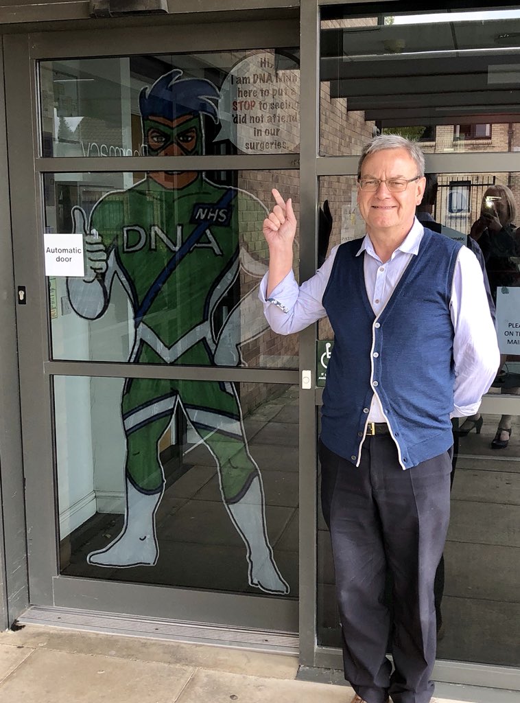 ChelleWilde's tweet photo. #Dovercourtsurgery supporting citywide campaign to cancel unwanted GP appointments if not needed and give someone else the opportunity @GPFVSheffield #DNAman #superhero day #neighbourhoods https://t.co/XHCOLiULrM