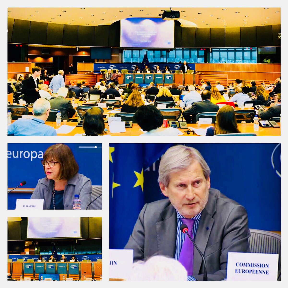 JHahnEU's tweet photo. I know that we all want the same thing: a stable, prosperous, open + democratic #Turkey.This event today, jointly organised by the @EU_Commission and @Europarl_EN demonstrates that the #EU is not turning its back on #Turkey,and especially not on its #citizens who deserve support! https://t.co/CwivzFDICf