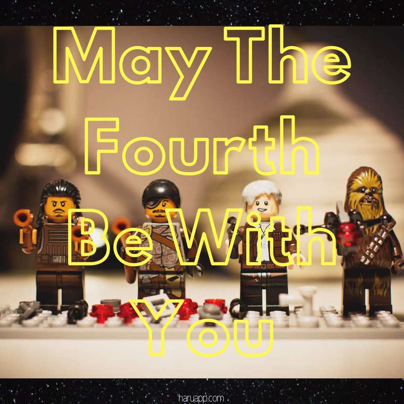 _HaruApp's tweet photo. May the 4th be with you! π How will YOU celebrate #StarWarsDay? Here are 6 great ideas. https://t.co/F7PQsahMhC #Maythe4thbewithyou #howdoyouharu #harutoday https://t.co/MIKFHSgQtI