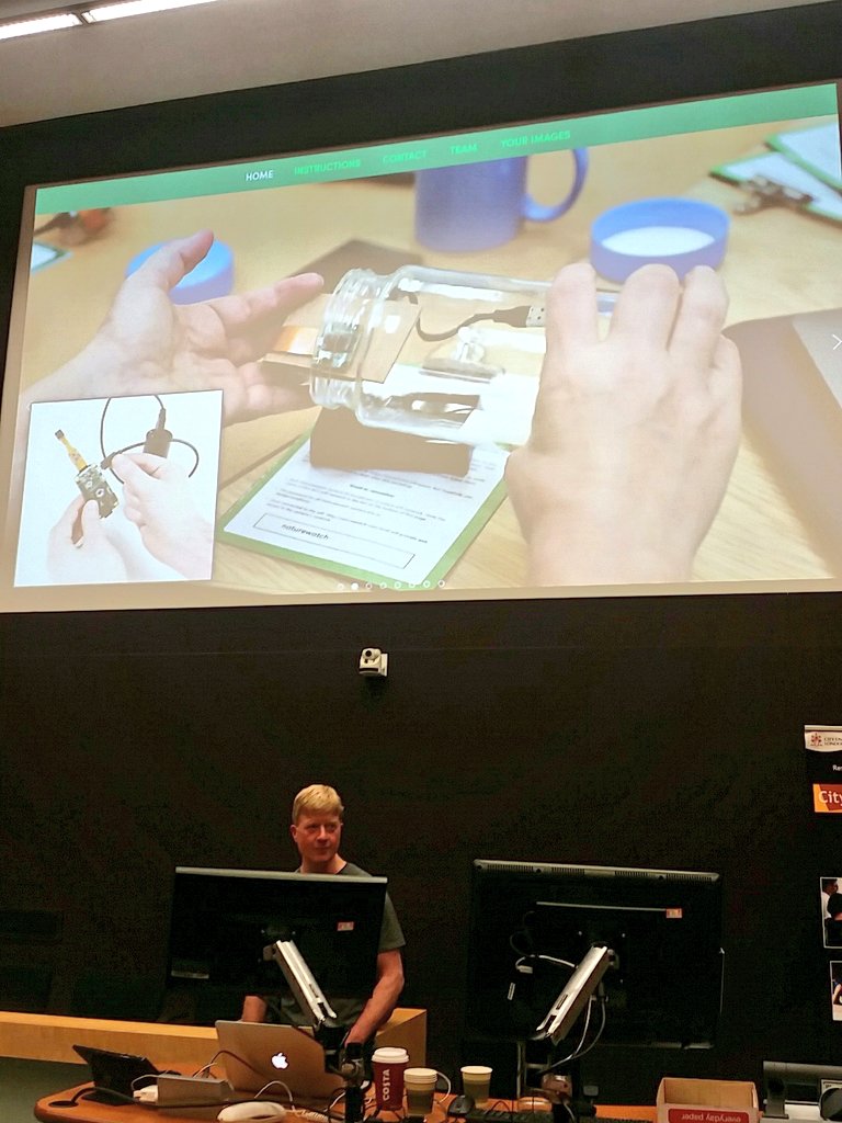 cityuni_hcid's tweet photo. And for his final trick! @wgaver talks about the #naturewatch project. Open source devices to allow people to take outdoor motion triggered photos. #HCID2018.
Visit https://t.co/wHo5zPAr55 for info. https://t.co/Xch0GcXoPo
