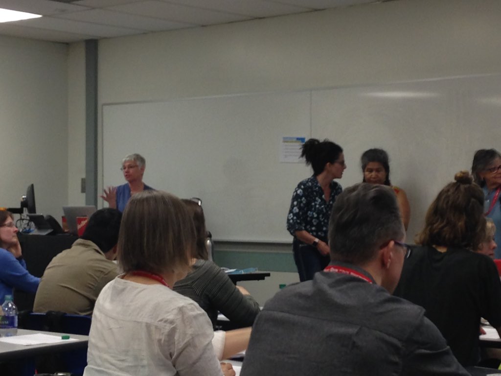 MikeFitz157's tweet photo. Thank you to the inspirational research team from Manitoulin Island for sharing their rich language, cultural teachings, and mathematics from the Anishinaabek culture Meegwetch @waystoknow_math @ruthbeatty11 #OAME18 #RCDSBmath https://t.co/uxiPTCQgC6