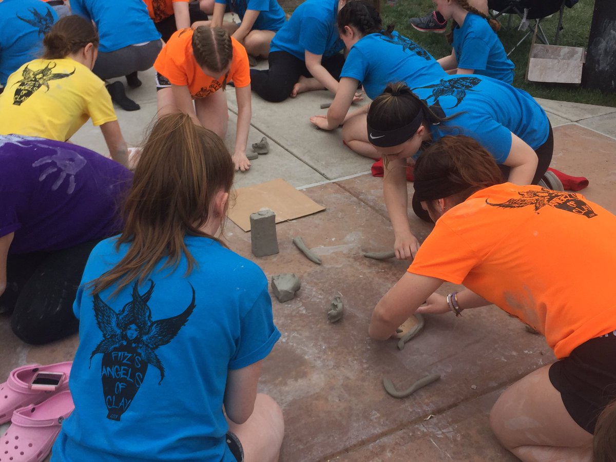 CVCSDWarriors's tweet photo. The final event, the "Coil Tower" competition, has begun! #FeatsOfClay #CVWarriorPride @CVSupt https://t.co/gc6DvnTRI5