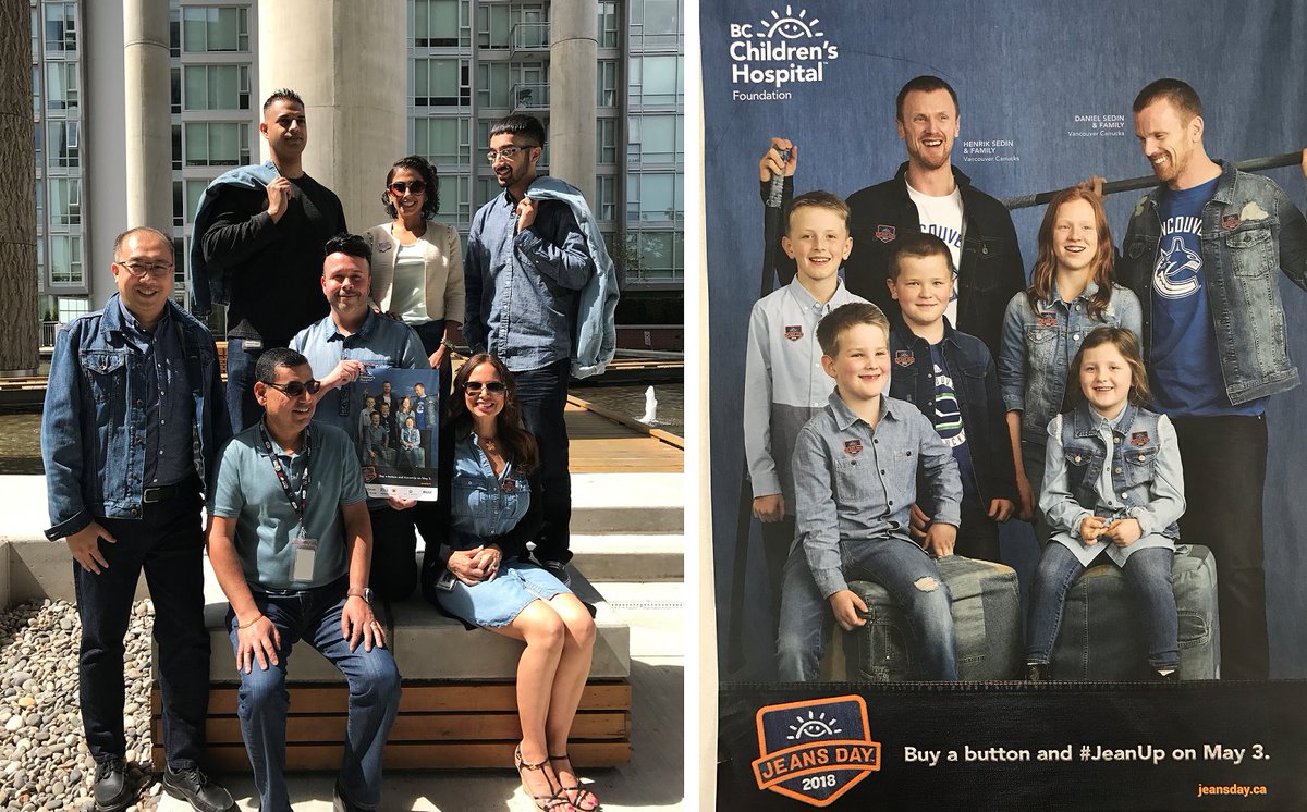 CanBorderPAC's tweet photo. The #CBSA #PacificRegion is ecstatic to have contributed to the @BCCHF #JeansDay campaign! It is in our jeans to give back! #CBSAProud #CBSAGives #JeanUp @Canucks @WhitecapsFC https://t.co/M8Kfiq2ubb