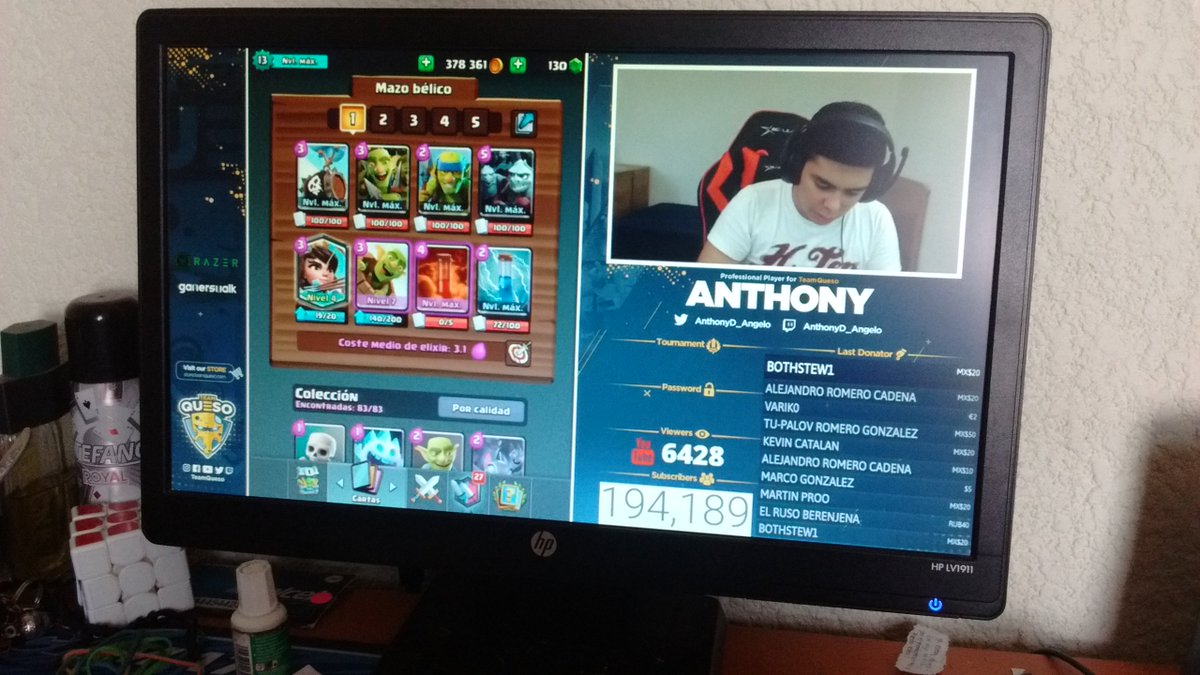 ByPrownYT's tweet photo. Yo debería estar haciendo tarea y estoy viendo el directo de @AnthonyD_Angelo de más de 6hrs alv xd https://t.co/mMn39rSQxx