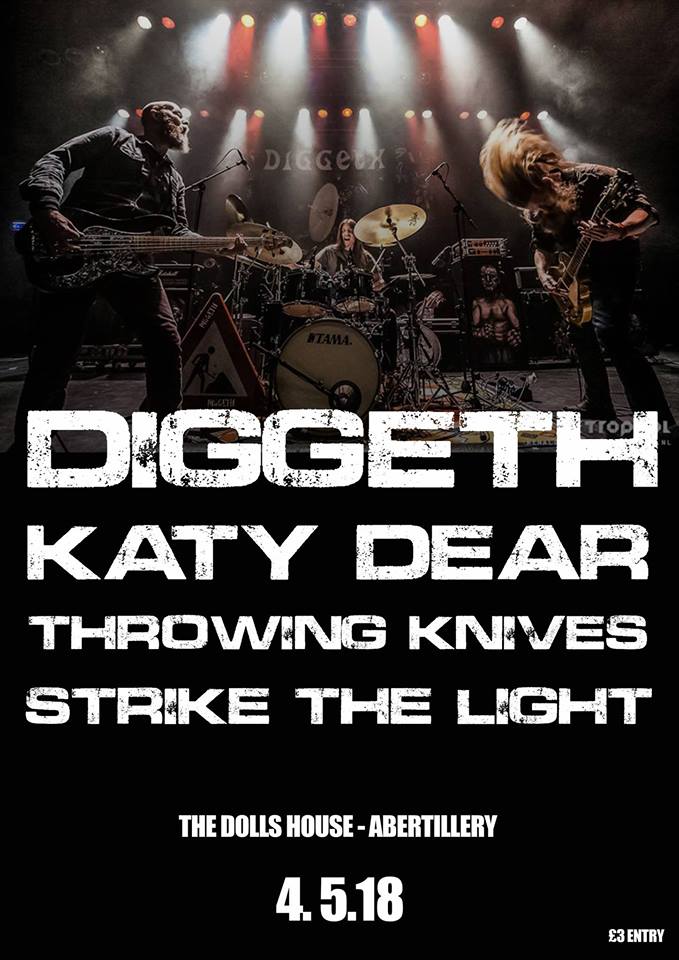 This is happening tonight @ The Dolls House, Abertillery. We'll be laying the slam down at 20:30
#throwingknives #throwingknivesband #gig #dollshouse #abertillery #wales #diggeth #katiedear
