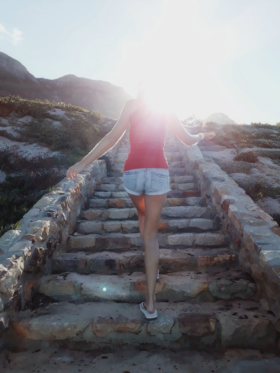 And she's climbing a stairway to heaven ~Led Zeppelin #millerspoint #capetown #lovecapetown #sharecapetown #capetownisawesome #capetownvibes