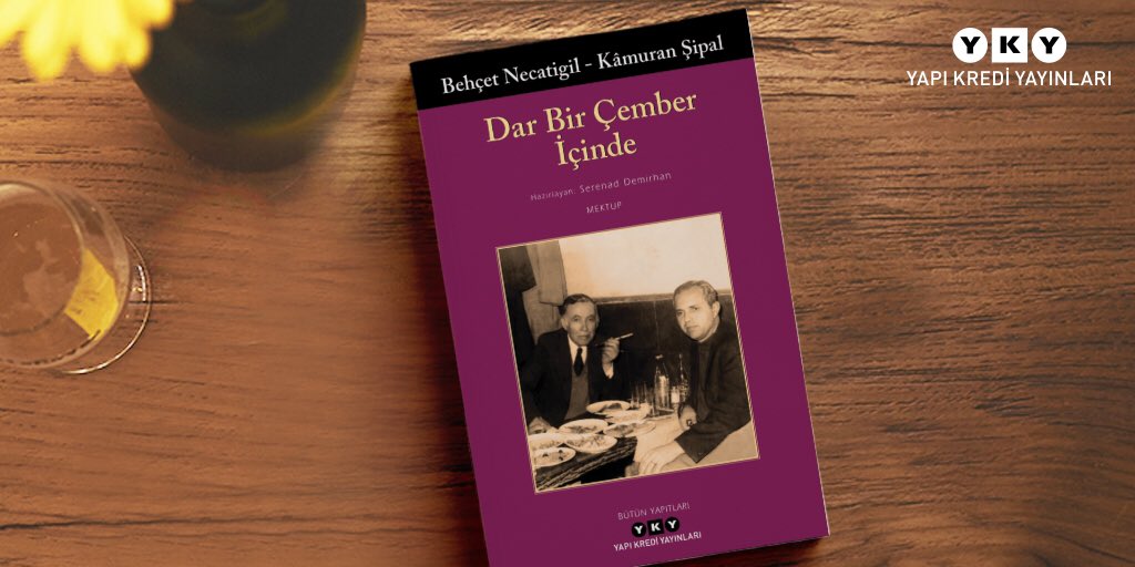 "Yazılmadan kaldı bazı şeyler, gene de yazılmış kadar oldu." #BehçetNecatigil’le #KâmuranŞipal’in 1948-1972 yılları arasında birbirlerine yazdıkları mektuplar bir arada: "Dar Bir Çember İçinde" #YapıKrediYayınları bit.ly/2rqPcPp