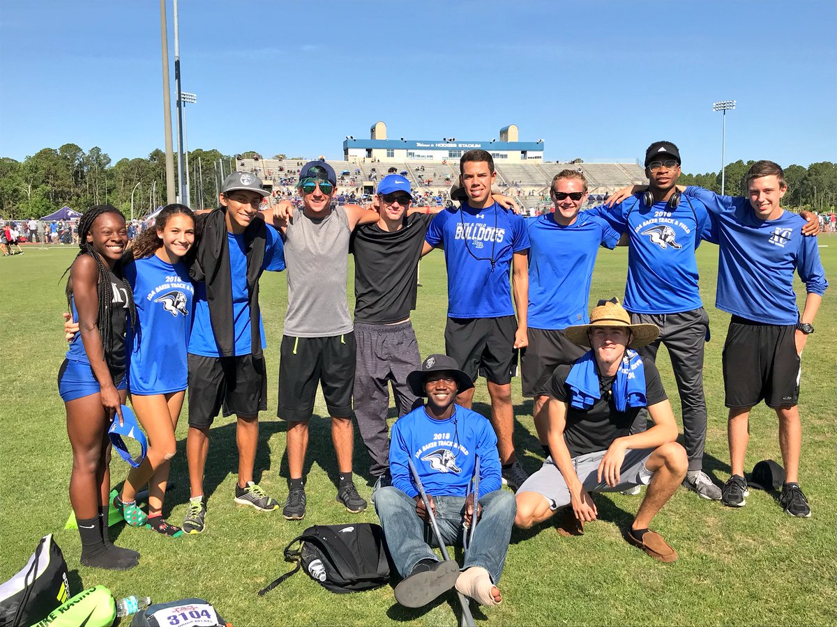 BakerTrack's tweet photo. Best of luck to all of our athletes today! #HardestWorkingTeamInLee #FastDawgs https://t.co/bjOZJsWIyZ