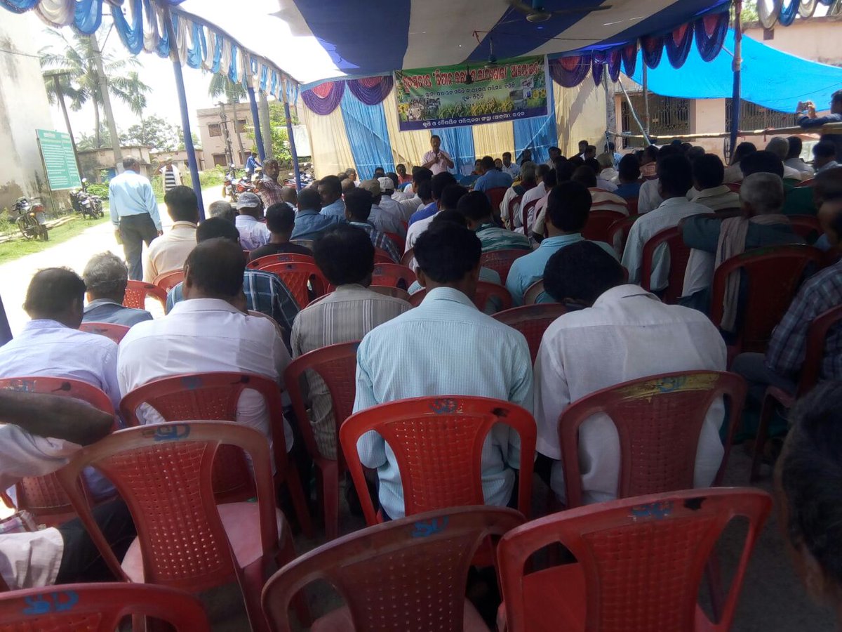 BTihidi's tweet photo. Krushi Kalyan  meeting at Tihidi Block as 02/05/2018. https://t.co/NAqpZoWPyE