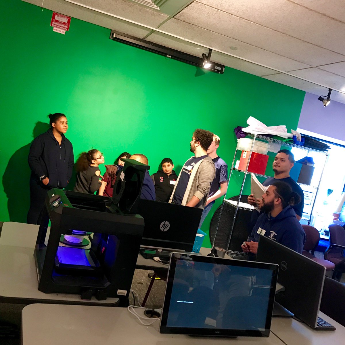 TheClubhouseNet's tweet photo. Big thanks to @bostonsci for helping us facilitate Tuesday’s “Creativity is Dope” workshop! Members from our local Clubhouses had a great time exploring robotics, VOCALOID, and video production with Boston Scientific co-op students. #bsccommunity https://t.co/dcrppVGmvF