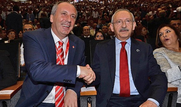 #SarayınÇekİNCEsi
K.Kılıçdaroğlu'nun Muharrem Ince'yi yani iki kez rakibi olmuş birini CB'lığına layik görmesi hem Demokrasi örneği, hemde büyük liderliğin örneğidir. 
Ilerliyoruz omuz omuza..